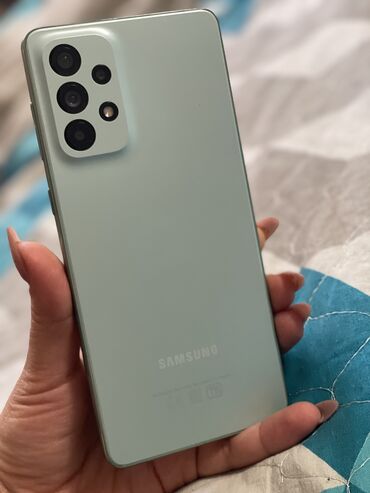 Samsung: Samsung Galaxy A73 5G, 128 GB, rəng - Yaşıl, İki sim kartlı