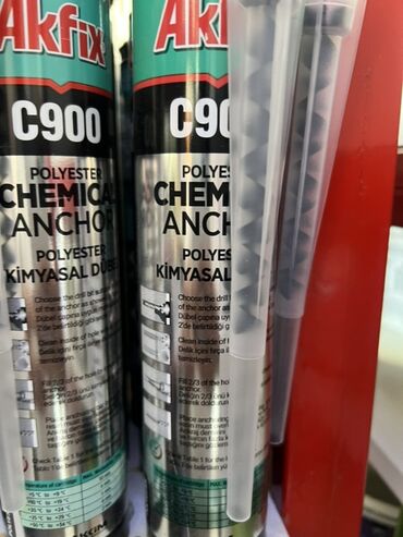 крепеж для строительства каркасных домов: Химический анкер Akfix C900 на основе полиэстера, предназначенный для