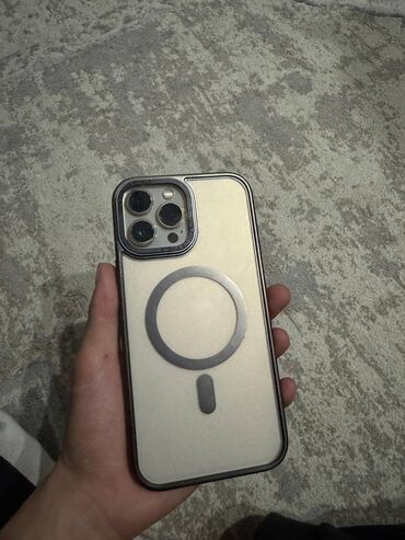 купить iphone 13 pro: IPhone 13 Pro Max, Б/у, 256 ГБ, Matte Gold, Защитное стекло, Чехол, 83 %