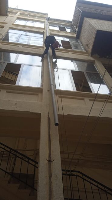 Digər tikinti xidmətləri: Alpinist üsulla əl çatmaz yerlərdə və istənilən hündürlükdə fasad — 3