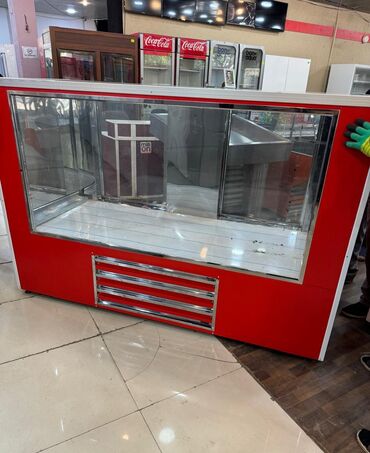 atlant soyuducu servis: Soyuduculu vitrin – qəssabxana, supermarket, kafe və şirniyyat