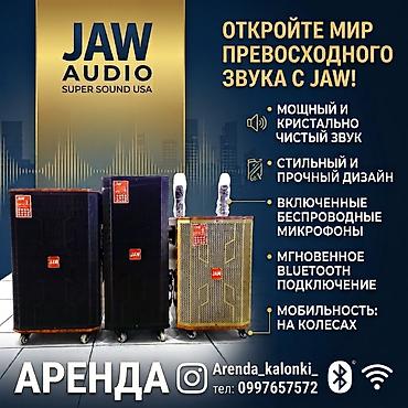 Динамиктер жана музыкалык борборлор: Аренда колонки Профессиональные акустические системы JAW Подключения — 2