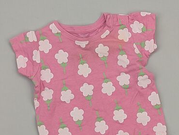 koszula różowa: Koszulka, Primark, 3-6 m, stan - Dobry