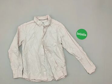 Koszuli: Koszula, 11 lat, wzrost - 146 cm., wzór - Jednolity kolor, kolor - Biały