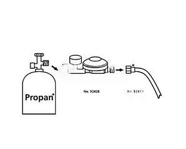 Sve za roštilj: Regulator pritiska za tečni gas (propan/butan) sa manometrom i — 19