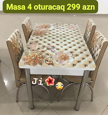 nar ciceyi: Mətbəx/Qonaq otağı üçün yemək dəsti Seçimlər: - Masa + 2 oturacaq — 3