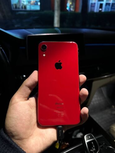 Apple iPhone: IPhone Xr, Б/у, 128 ГБ, Красный, 100 %