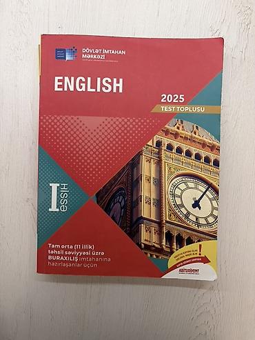 Testlər: Məhsul: “ENGLISH – 2025 Test Toplusu” (Dövlət İmtahan Mərkəzi) - — 1