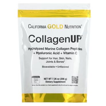 Vitaminlər və BAƏ: California Gold Nutrition CollagenUP – Dəniz kollagen peptidləri