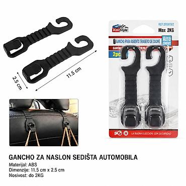 KMT Auto kuka 2008782 Praktični set od 2 univerzalne kuke za naslon