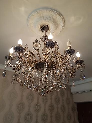 İşıqlandırma: Çılçıraq, 10 və daha çox lampa, Metal — 4