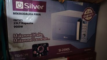 Mikrodalğalı sobalar: Mikrodalğalı soba Silver, Ayrıca dayanan, Mikrodalğalar ilə, rəng - Ağ