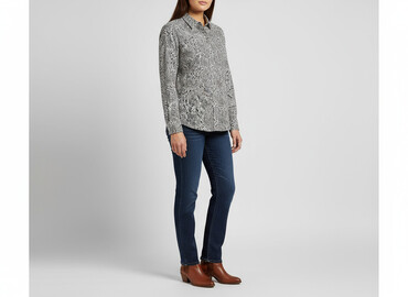 czarne t shirty guess: Lands' End, Сорочка жіноча, розмір 2XL