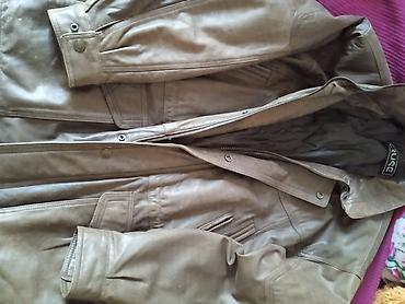 Куртки: Мужская куртка, Кожаная, Зимняя, Massimo Dutti, 4XL — 6