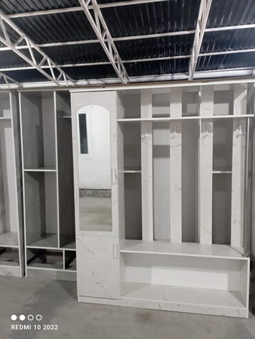 Гарнитуры для прихожей: Гарнитур для прихожей, Новый, Вешалка, ДСП, Бесплатная доставка, цвет - Бежевый — 2