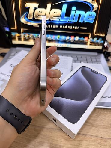 gence ayfon: IPhone 15 Pro Max, 256 GB, Natural Titanium, Zəmanət, Kredit, Simsiz şarj — 3