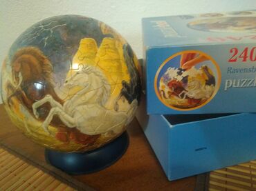 детские шары: Пазлы в форме шара на подставке, качественные, 240 шт.Германия
