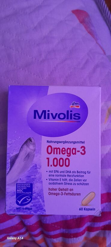 Toy paltarları və aksesuarları: Mivolis Omega-3 1000 qida əlavəsi ürəyin normal fəaliyyətinə kömək