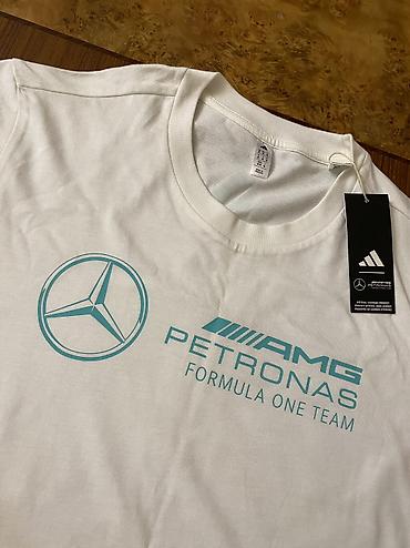 Футболки: Мужская футболка, Adidas, M, цвет - Белый — 2