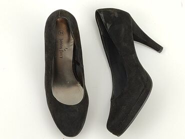świecąca bluzki damskie: Flat shoes for women, 39, condition - Good