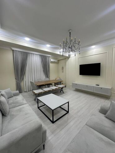 квартиры посуточно в баку: 3 комнаты, Новостройка, 112 м²