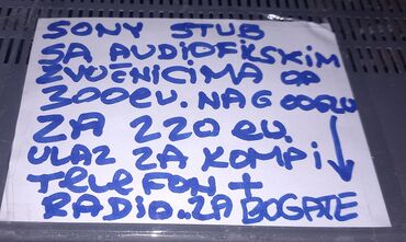 Zvučnici i stereo sistemi: 2 Mini Linije ili 2 Stuba Sony  80i220eu.Sony sa Panasonic zvucnicima — 10