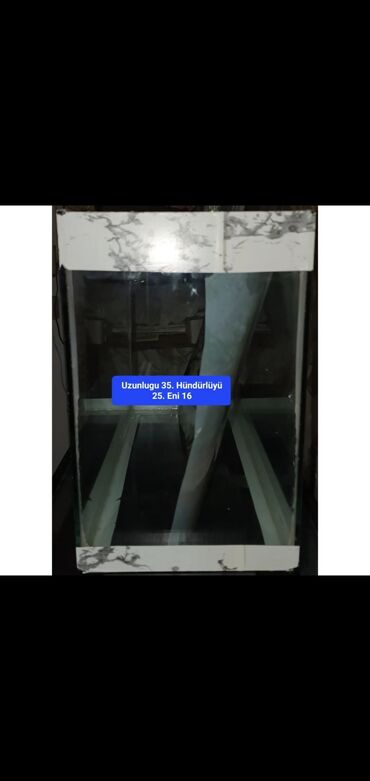Akvariumlar: Dördbucaq akvarium, Boş, 70 l, Ödənişli çatdırılma — 10