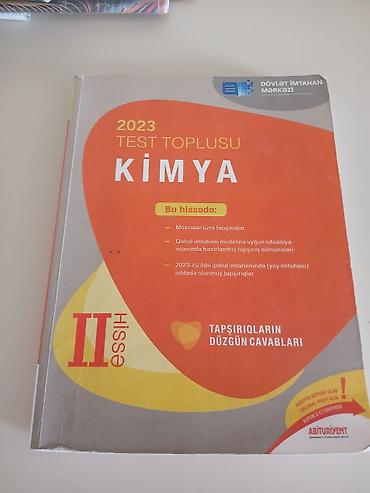 top.az velosiped: Məhsul: 2023 “Test Toplusu – Kimya”, II hissə (Dövlət İmtahan Mərkəzi) — 1