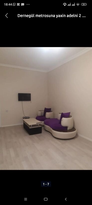 Uzunmüddətli kirayə evlər: 80 kv. m, 2 otaqlı, İşıq, Qaz, Su — 1