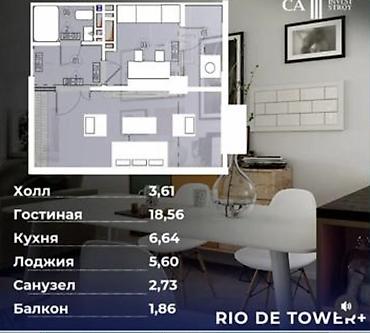 Продажа квартир: 1 комната, 40 м², ул. Гагарина 3 этаж — 4