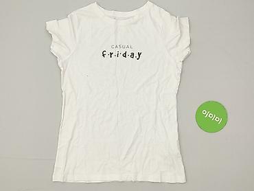 białe t shirty basic: Casual Friday, T-shirt damski, rozmiar XS — 2