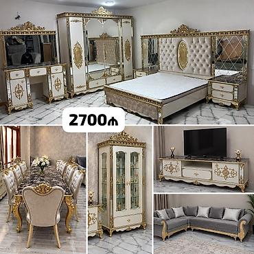 Yataq və qonaq dəsti satılır – Həzi Aslanov Zərif klassik dizayn