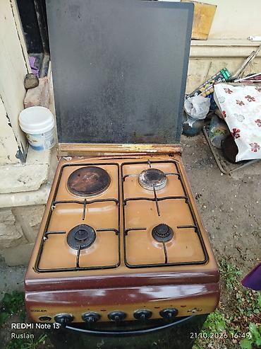 samovar 10 litre: Qaz plitəsi Ayrıca dayanan, 4 gözlü, İşlənmiş — 4