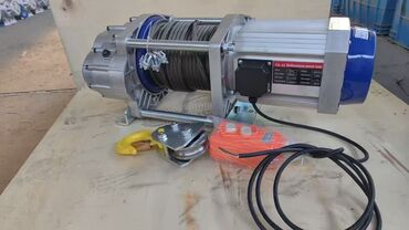 Лебедки: Электрическая лебедка с красным корпусом и серым двигателем at lalafo.kg — 3 Лебедки: Электрическая лебедка с красным корпусом и серым двигателем — 3