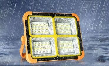 Другое для охоты и рыбалки: Солнечный LED прожектор с аккумулятором и USB-выходом - Мощный — 7