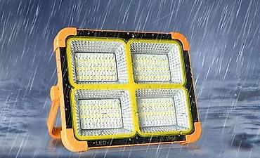 Солнечные прожекторы: Светодиодный прожектор с солнечной панелью и USB‑выходом - Мощный — 5