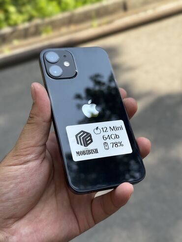 редми нот 14 с: IPhone 12 mini, Б/у, 64 ГБ, Черный, Защитное стекло, Чехол, 78 %