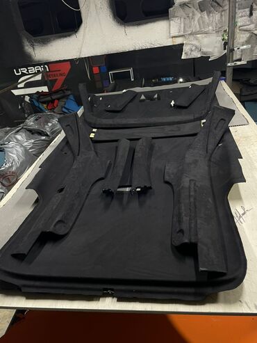 СТО, ремонт транспорта: Перетяжка потолков Используем проверенные материалы Алькантаро — 11