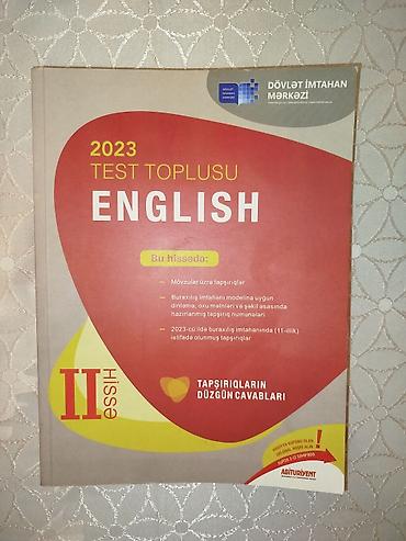 İngilis dili Testlər 11-ci sinif, DİM, 2-ci hissə, 2023 il lalafo.az -da İngilis dili Testlər 11-ci sinif, DİM, 2-ci hissə, 2023 il