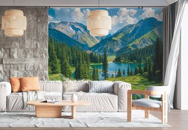 Фотообои: 🎁 АКЦИЯ! Клей белекке! 🎁 5 м²ден жогору фотообоига заказ берсеңиз – — 10