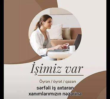 internet iş: Marketoloq tələb olunur, İstənilən yaş, Təcrübəsiz — 1