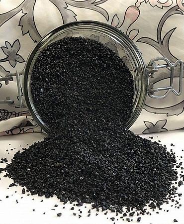 белый мрамор: Черная мраморная крошка — 1
