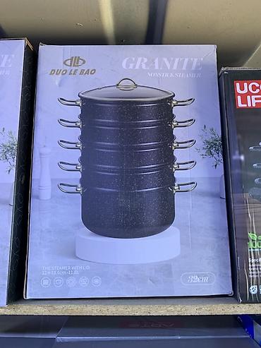 Паровой steamer DUO LE BAO GRANITE Nonstick - Многоярусная пароварка
