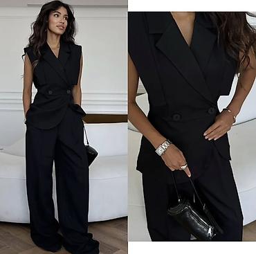 Kompleti: 💫💫Damski komplet – sako bez rukava i pantalone sa širokim nogavicama — 10