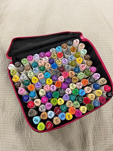 чехоль: 🎨 Набор двусторонних маркеров MESHU Sketch Markers — 120 цветов 🆕 — 3