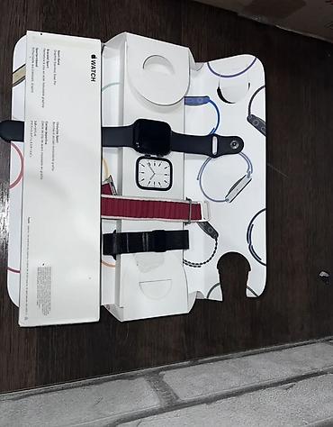 часы apple watch 7: Apple Watch Series 7, 45 мм, алюминий (Midnight) с силиконовым — 2