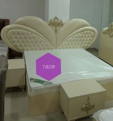 куплю мебель бу баку: Новый, Двуспальная кровать, Без подьемного механизма, С матрасом, Без выдвижных ящиков, Азербайджан