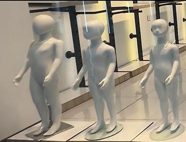 Manekenlər: Uşaq, Plastik, plastmas, Ağ — 1