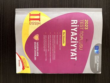 riyaziyyat 2ci hissə test toplusu pdf: Riyaziyyat Testlər 10-cu sinif, 2-ci hissə, 2023 il