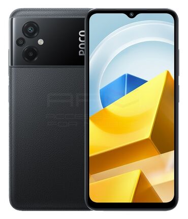 tecno 8c: Poco M5, Новый, 128 ГБ, цвет - Черный, 2 SIM